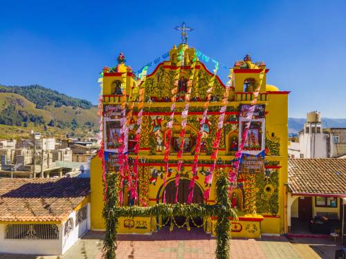 Iglesia de San Andrés Xecul, Totonicapán, Guatemala