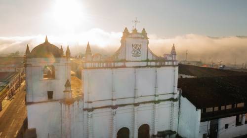 Catedral de Santo Domingo de Guzmán en Cobán, Guatemala. 
