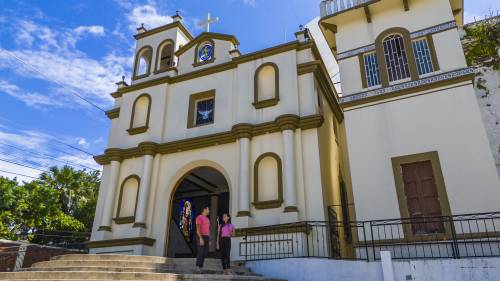 iglesia católica en San Felipe, Retalhuleu, Guatemala
